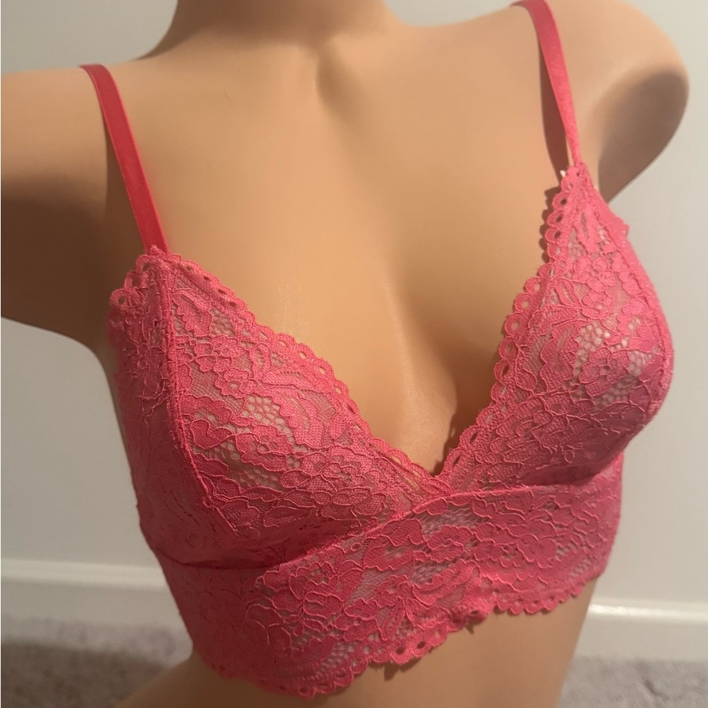 Lace Bralette in Pink